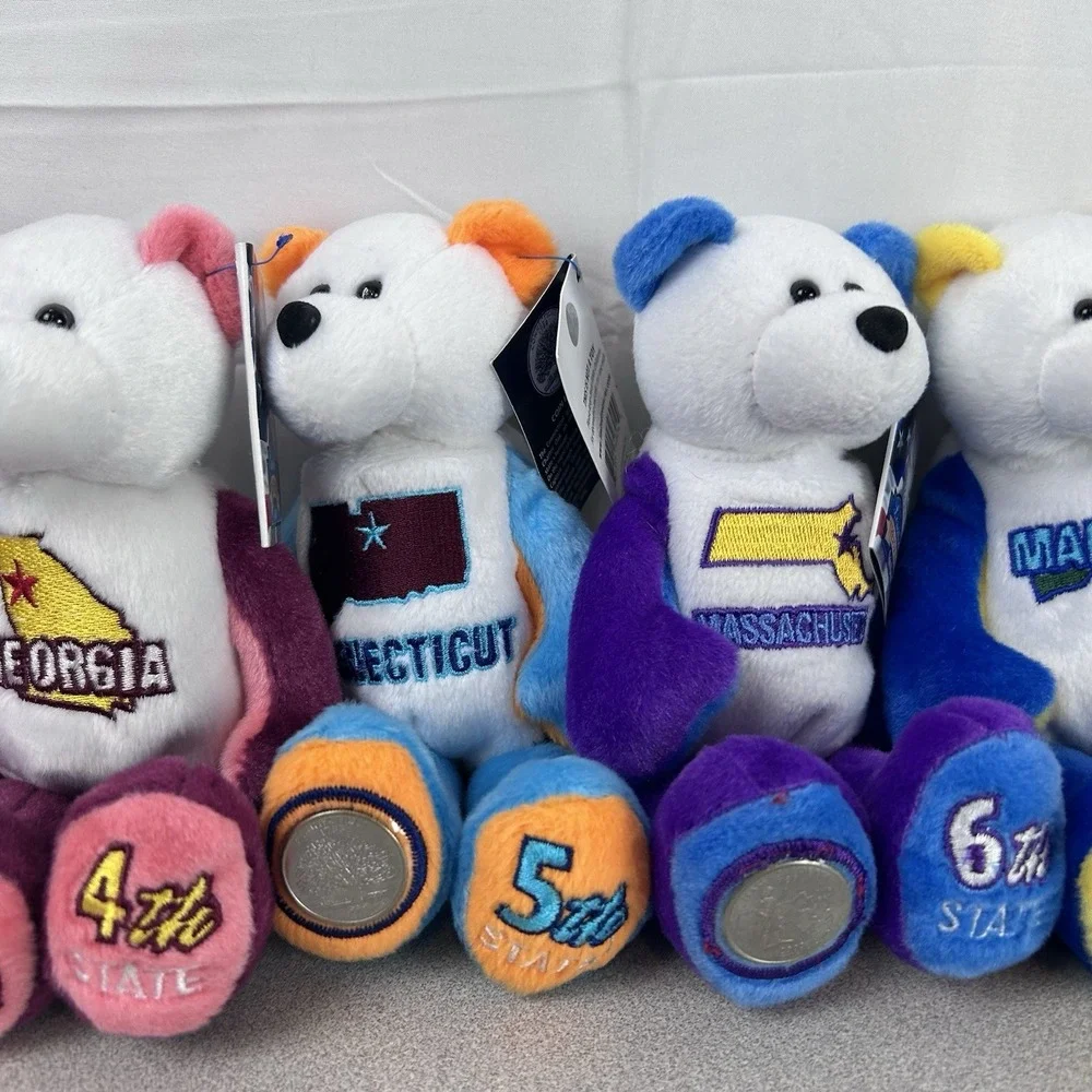 Vintage‎ Limited Treasures State Quarter Coin Bears 50 States 8 Bears Total